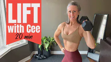 Weight training workout over 40 female FULL BODY 20min FB32