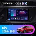 Штатная магнитола Teyes CC3 2K 4/64 Kia Rio 4 IV FB (2020-2021)