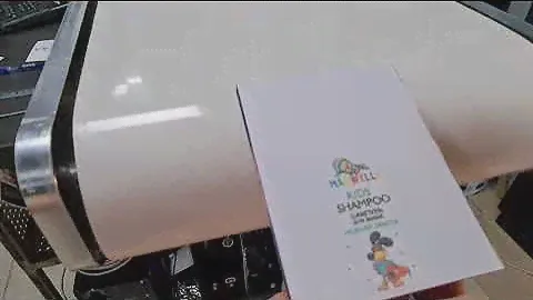 УФ принтер Linkprint с технологией SinglePass. Пример печати в CMYK.