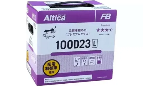Аккумулятор FB Altica PREMIUM 100D23L Ёмкость 75 Ah, пусковой ток 700