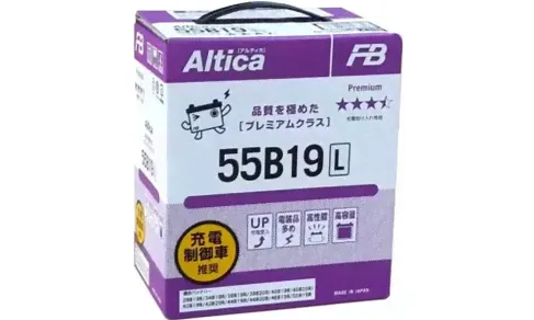 Аккумулятор FB Altica PREMIUM 55B19L Ёмкость 50 Ah, пусковой ток 450