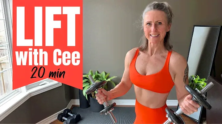Full body STRENGTH WORKOUT with dumbbells low impact 20min FB31
