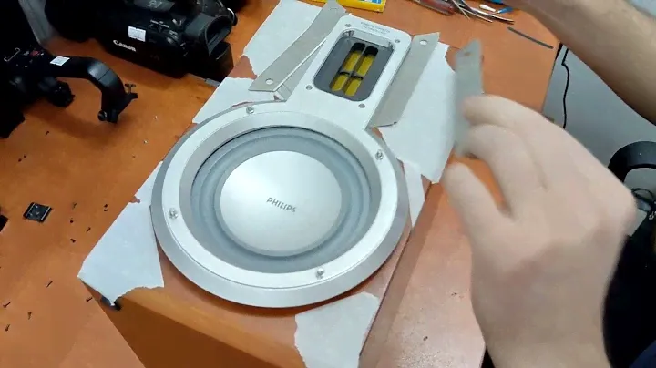Philips MCD708 Speaker disassembly for repair Разбор колонки для ремонта