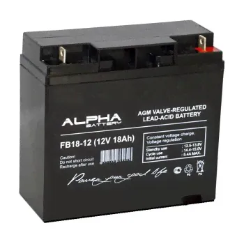 Аккумулятор ALFA Battery 12V 18Ah FB 18-12