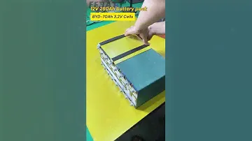 12V 280Ah battery pack using BYD brand new 70Ah battery cells#batterypack  #batteries #diy #lifepo4