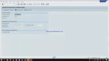 Reverse Accounting Document Using T-code FB08 in SAP