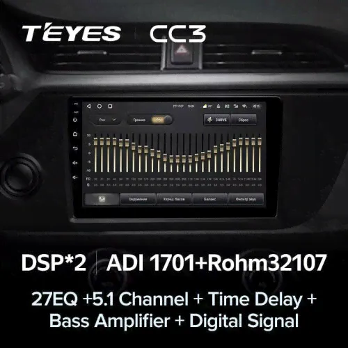 Штатная магнитола Teyes CC3 4/64 Kia Rio 4 IV FB (2020-2021)
